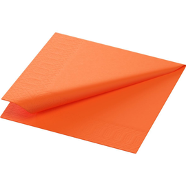 Servietten Zelltuch 1/4 Falz / 24x24cm / 3-lagig / Sun Orange / Duni (PACK=250 STÜCK) Produktbild