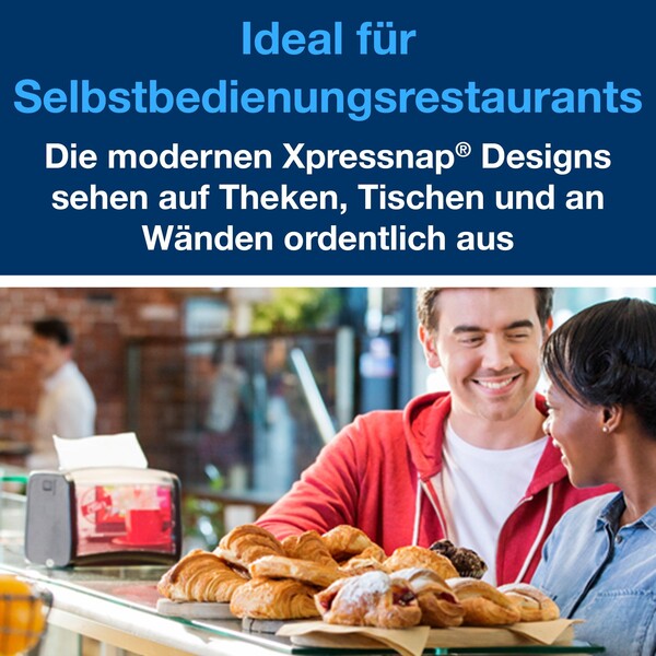 Servietten für Spender 1-lagig / weiß 21,3x33cm / 10840 / Tork / Universal N4 (KTN=9000 STÜCK) Produktbild Additional View 5 XL