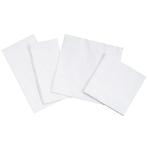 Servietten / weiß / 1/4 Falz / 25x25cm / 2-lagig (PACK=200 STÜCK) Produktbild Additional View 2 L