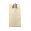 Besteckserviettentaschen Tissue Deluxe 1/8 Falz / 40x40cm / 4-lagig / creme (PACK=75 STÜCK) Produktbild