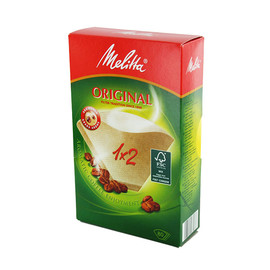 Kaffee-Filtertüten naturbraun Melitta 1x2g (PACK=80 STÜCK) Produktbild