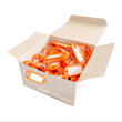 Schlüsselanhänger mit S-Haken und auswechselbaren Etiketten 52x21x3mm orange Kunststoff Wedo 262.8034.06 Produktbild