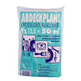 HDPE Abdeckplane 12,5x4m / 12µ / transparent Produktbild