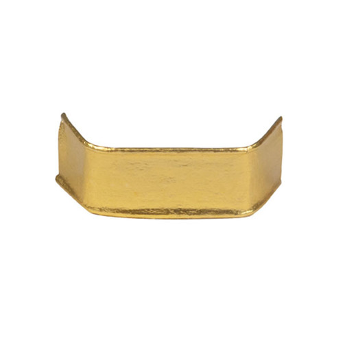 Beutelverschluß-Clipse 33x8mm gold (KTN=1000 STÜCK) Produktbild Additional View 1 L