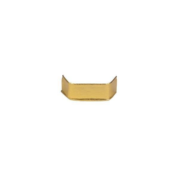 Beutelverschluß- Clipse 44x8mm / gold (KTN=3000 STÜCK) Produktbild Additional View 1 XL