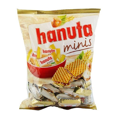 Haselnuss-Schnitte Hanuta Mini Ferrero 347399 (PACK=200 GRAMM) Produktbild Front View L