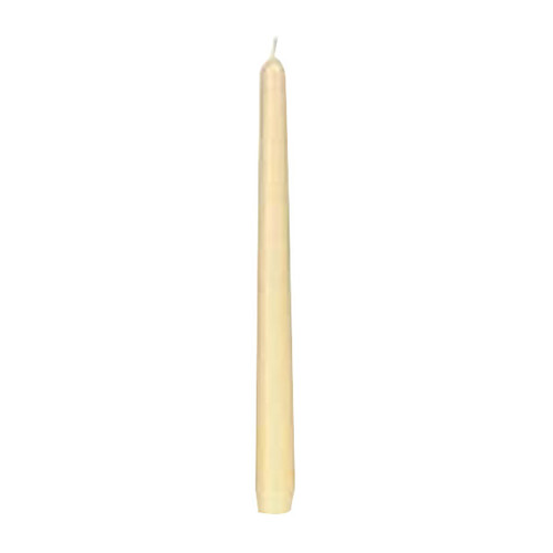 Leuchterkerzen 250x22mm / cream / Duni (PACK=50 STÜCK) Produktbild Front View L
