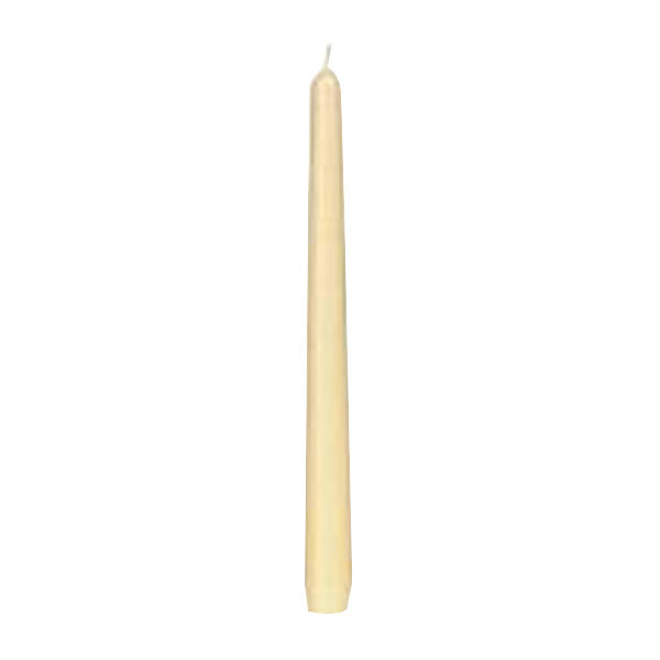 Leuchterkerzen 250x22mm / cream / Duni (PACK=50 STÜCK) Produktbild Front View XL