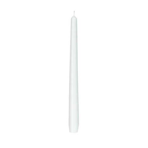 Leuchterkerzen 250x22mm / weiß / Duni (PACK=50 STÜCK) Produktbild Front View L