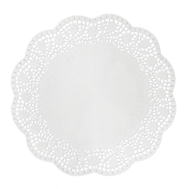 Tortenspitzen Rose Ø20cm (PACK=500 STÜCK) Produktbild