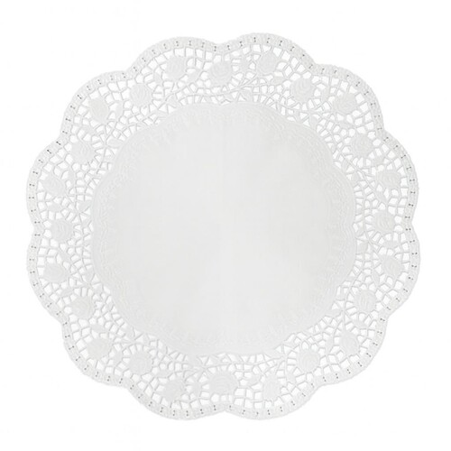 Tortenspitzen Rose Ø20cm (PACK=500 STÜCK) Produktbild Front View L