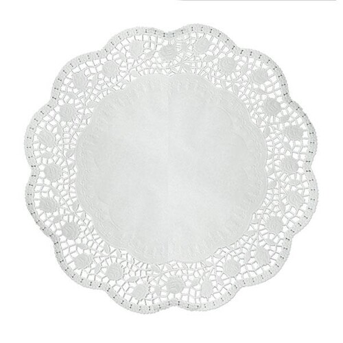 Tortenspitzen Rose Ø33cm (PACK=100 STÜCK) Produktbild Additional View 1 L