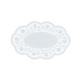 Tortenspitzen oval Rose 22x15cm (PACK=500 STÜCK) Produktbild