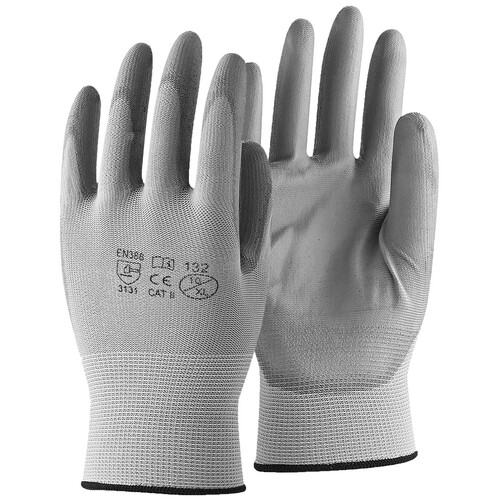 Feinstrickhandschuh Grau Star grau / Gr. 9 Produktbild Front View L