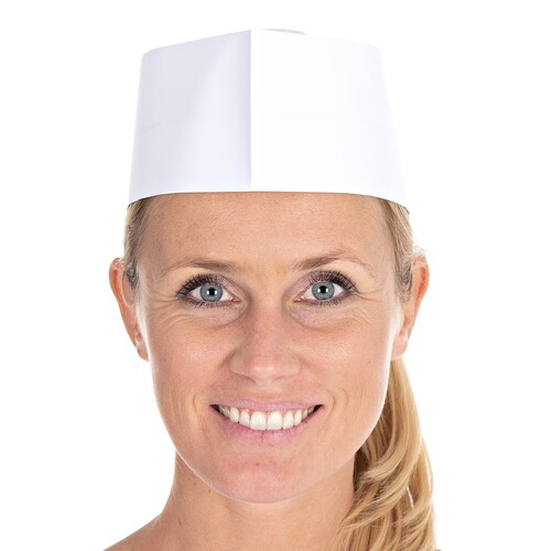 Kochschiffchen Papier geprägt 28cm / universal / weiß (PACK=25 STÜCK) Produktbild Front View L