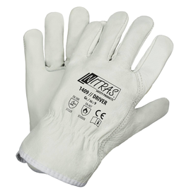 Rindvolllederhandschuhe / Gr. 8 grau / Premium Qualität Nitras 1409 // Driver Produktbild