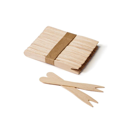 Holz Spießer 2 Zinken ungehüllt 20200061 (PACK=1000 STÜCK) Produktbild