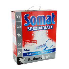 Spezial Salz für Haushaltsmaschinen / 6kg / Trommel / Somat (ST=6000 GRAMM) Produktbild