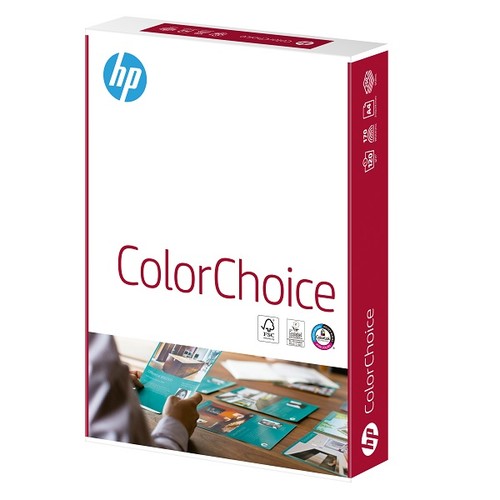 Kopierpapier HP Color Choice CHP753 A4 120g weiß ECF FSC EU-Ecolabel 168CIE (PACK=250 BLATT) Produktbild Front View L