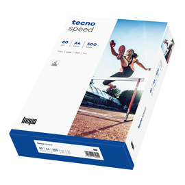 Kopierpapier tecno Speed A4 80g weiß ECF EU-Ecolabel 146CIE (PACK=500 BLATT) Produktbild