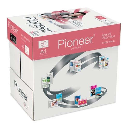 Kopierpapier Pioneer special inspiration A4 2-fach gelocht 80g weiß ECF 169CIE FSC EU-Ecolabel (PACK=500 BLATT) Produktbild Additional View 1 L