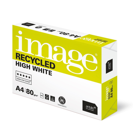 Kopierpapier Image Recycled High White Blue Angel A4 80g 100er Weiße FSC 135CIE EU-Ecolabel Blauer Engel (PACK=500 BLATT) Produktbild