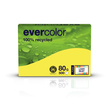 Kopierpapier Evercolor Intensiv A4 80g gelb recycling FSC Blauer Engel (PACK=500 BLATT) Produktbild