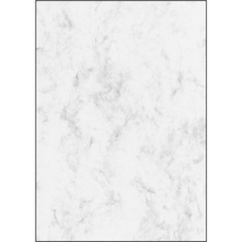 Marmor-Papier Inkjet+Laser+Kopier A4 200g grau Sigel DP396 (PACK=50 BLATT) Produktbild