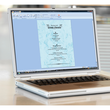 Marmor-Papier Inkjet+Laser+Kopier A4 90g blau Sigel DP261 (PACK=100 BLATT) Produktbild Additional View 1 S