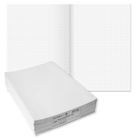 Kanzleipapier Lin.22 kariert ohne Rand A3/A4 80g weiß BestStandard (PACK=250 BOGEN) Produktbild