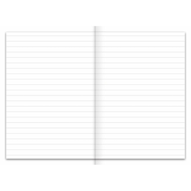 Schulaufgabenpapier Lin. 9 liniert mit freiem Rand A4/A5 80g weiß BesStandard (PACK=250 BOGEN) Produktbild