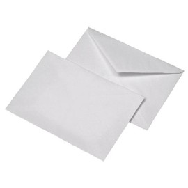 Briefumschlag ohne Fenster B6 125x176mm nassklebend 90g weiß mit grauem Innendruck (PACK=1000 STÜCK) Produktbild
