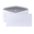 Briefumschlag ohne Fenster DIN lang 110x220mm nassklebend 75g weiß (PACK=1000 STÜCK) Produktbild
