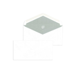Briefumschlag ohne Fenster DIN lang 110x220mm nassklebend 75g weiß mit grauem Innendruck (PACK=1000 STÜCK) Produktbild