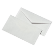 Briefumschlag ohne Fenster mit Seidenfutter DIN lang 110x220mm nassklebend 80g weiß (PACK=500 STÜCK) Produktbild