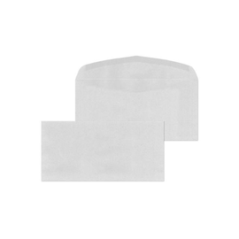 Kuvertierhülle ohne Fenster DIN lang+ 114x229mm außenliegende Seitenklappe 75g grau Recycling Blauer Engel (PACK=1000 STÜCK) Produktbild