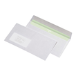 Briefumschlag ENVIRELOPE mit Fenster DIN lang 110x220mm mit Haftklebung 80g hochweiß Recycling 103 ISO (PACK=1000 STÜCK) Produktbild