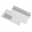 Briefumschlag selbstklebend weiß 75g/m2 DIN lang+ 125x235mm / mit Fenster / (PACK=1000 STÜCK) Produktbild