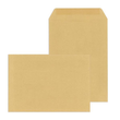 Versandtasche ohne Fenster B5 176x250mm nassklebend 90g braun Natron Recyclingmaterial (PACK=500 STÜCK) Produktbild