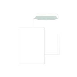 Versandtasche ohne Fenster B4 250x353mm nassklebend 120g weiß Offset mit grauem Innendruck (PACK=250 STÜCK) Produktbild