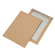 Versandtasche ohne Fenster mit Papprückwand E4 280x400mm mit Haftklebung 120g braun (PACK=100 STÜCK) Produktbild