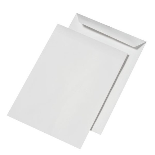 Versandtasche ohne Fenster C4 229x324mm selbstklebend 90g weiß mit grauem Innendruck (PACK=250 STÜCK) Produktbild Additional View 1 L