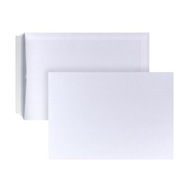 Versandtasche ohne Fenster C4 229x324mm mit Haftklebung 120g weiß Offset mit grauem Innendruck (PACK=250 STÜCK) Produktbild
