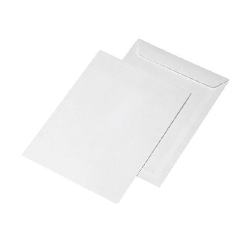 Versandtasche SOPORSET ohne Fenster C4 229x324mm mit Haftklebung 120g weiß (PACK=250 STÜCK) Produktbild Front View L
