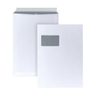 Versandtasche mit Fenster C4 229x324mm mit Haftklebung 120g weiß mit grauem Innendruck (PACK=250 STÜCK) Produktbild