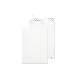 Versandtasche TYVEK ohne Fenster B4 250x353mm mit Haftklebung 54g weiß (PACK=100 STÜCK) Produktbild