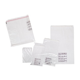 LDPE Festverschlussbeutel transparent 790 x 800 + 60mm Klappe / 50µ (KTN=250 STÜCK) Produktbild