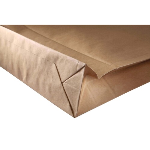 Papier Versandtasche braun 250 x 50 x 353 + 50 mm Klappe Festverschluss (KTN=300 STÜCK) Produktbild Additional View 4 L