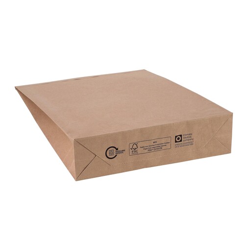 Papier Versandtasche braun 250 x 50 x 353 + 50 mm Klappe Festverschluss (KTN=300 STÜCK) Produktbild Additional View 2 L