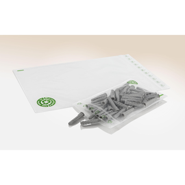 LDPE Druckverschlussbeutel Recyclat 150x220mm / 50µ / transparent 30% Recyclat (KTN=1000 STÜCK) Produktbild